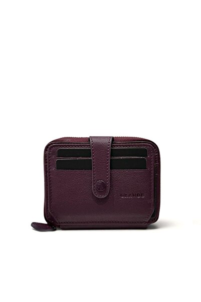Grande Genuine Leather Card Holder Zipper Wallet