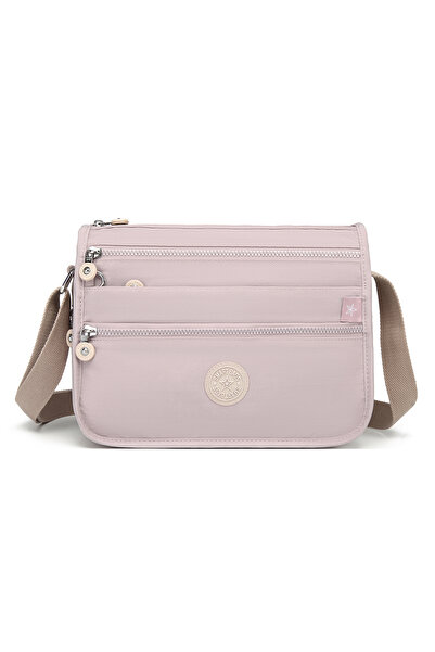 SMART BAGS Multi-Pocket Daily Medium Size Waterproof Crinkle Fabric Women's S...