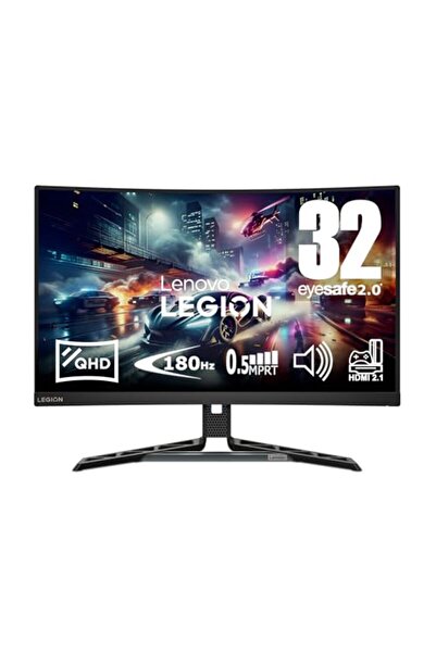 LENOVO Lejyonu R32qc-30 | 31,5" QHD Kavisli Oyun Monitörü | 2560x1440 | 180 H...
