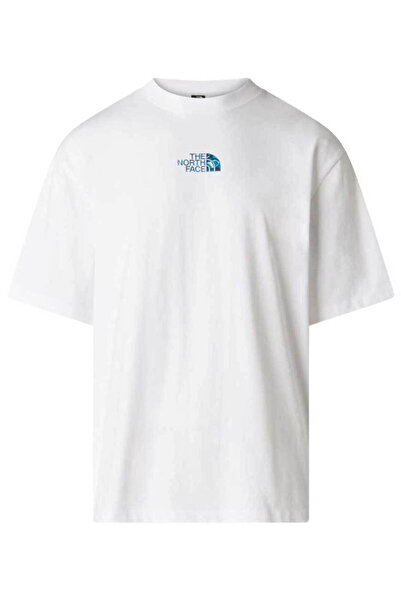 THE NORTH FACE Ανδρικό Liquid Logo Oversize T-shirt Λευκό NF0A8G9U-FN41