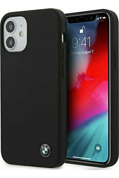 BMW Signature Πίσω Κάλυμμα Σιλικόνης Μαύρο (iPhone 12 mini) Κωδικός: BMHCP12S...