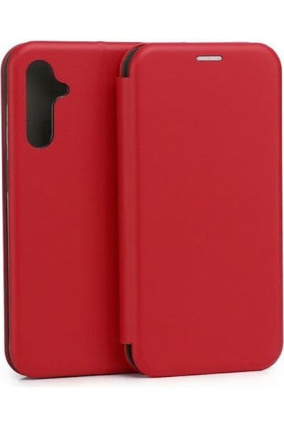 Beline Θήκη Συνθετικό Δέρμα / Σιλικόνη Κόκκινο (Samsung M15, Beline)