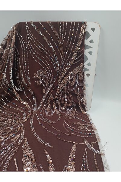ünsal tekstil RENKLİ TAŞLI ABİYELİK KUMAŞ(1 Metre × 1.5 En)