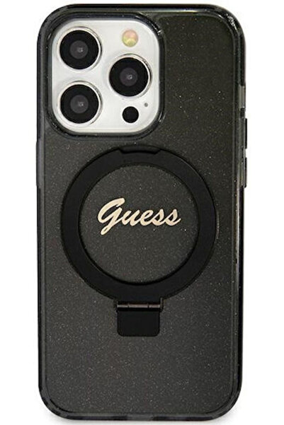 Guess Πίσω Κάλυμμα Πλαστικό Μαύρο (iPhone 12 / 12 Pro) Κωδικός: GUHMP12MHRSGSK
