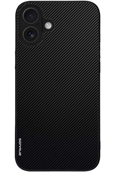 Other Θήκη Sonique Σειράς Carbon για Apple iPhone 16 Plus Μαύρο