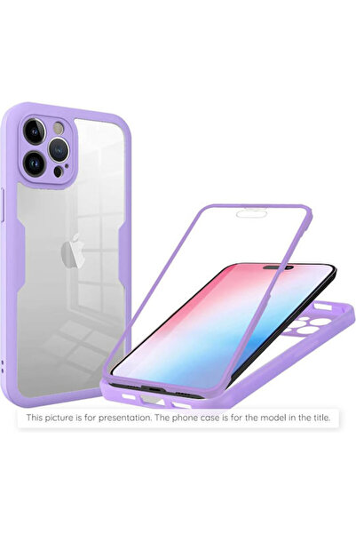 Techsuit ColorVerse 360 Πλήρης Κάλυψη Σιλικόνης Μωβ για Redmi 13 / Poco M6 4G