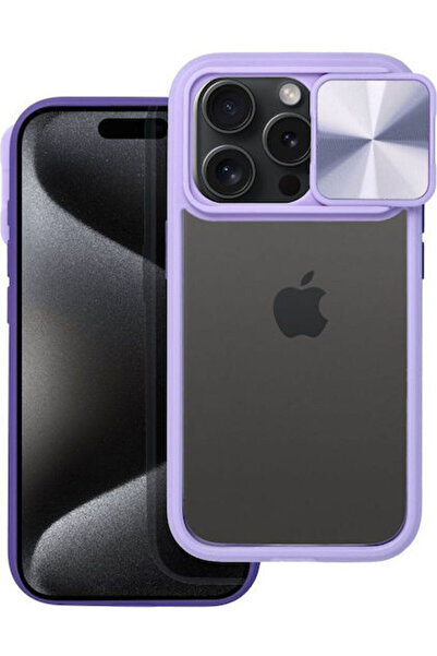 OEM Πίσω Κάλυμμα από Σκληρυμένο Γυαλί Μωβ (iPhone 15 Pro Max)