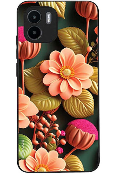 Other Θήκη Sonique Σειράς 3D Λουλουδιών για Xiaomi Redmi A1 Redmi A2 Σολομί