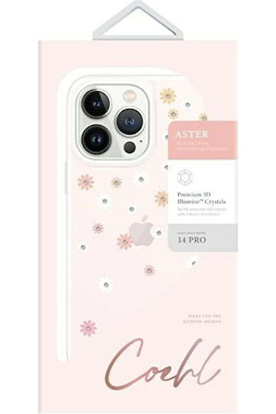 uniq Coehl Aster Πίσω Θήκη Σιλικόνης Ροζ Ελατηρίου (iPhone 14 Pro) Κωδικός: U...