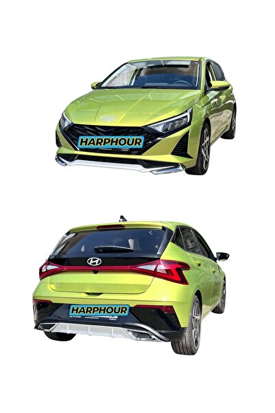 Harphour Hyundai İ20 Ön Arka Tampon Koruma Seti 2025 ve Sonrası MAKYAJLI Kasa...