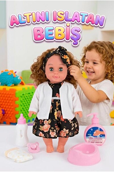 Tıfıl Toys Mila Altını Islatan Bebek Seti 30 cm Aksesuarlı Kolları ve Kafası ...