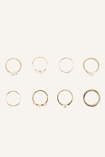 DeFacto Women's 8-Piece Ring I1281Axns