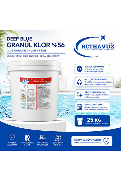 DEEP BLUE %56 TOZ GRANÜL KLOR 10KG