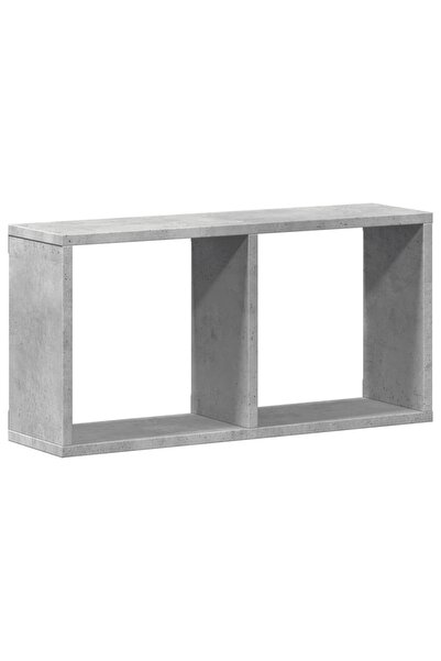 vidaxl Dulap de perete, gri beton, 60x16x30 cm, lemn prelucrat