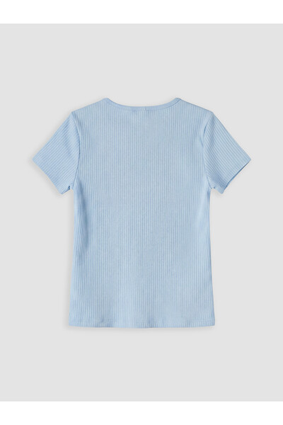 LC Waikiki Crew Neck Bow Detailed Girl's T-Shirt