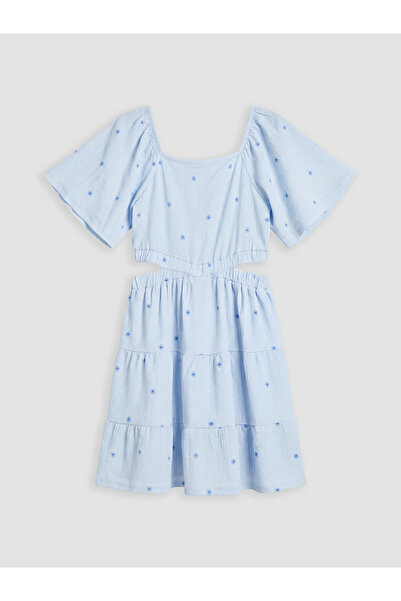 LC Waikiki Esvab • Modern & Distinctive Square Collar Girl's Dress