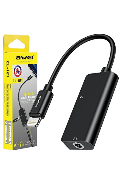 AWEI Lightning Jack 3.5 Adapter For Iphone 11 12 13 14