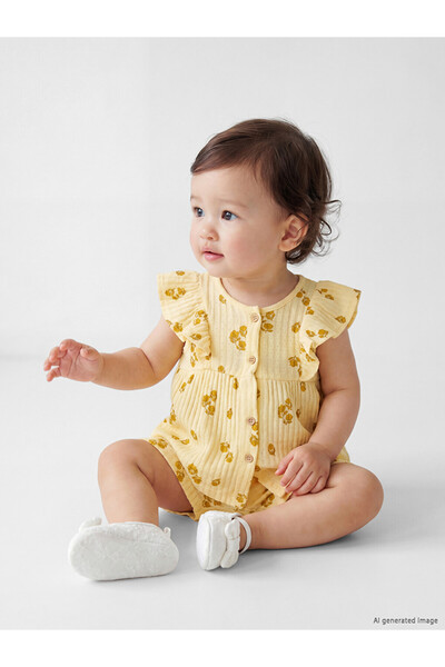 LC Waikiki Sparkling Choices Floral Baby Girl Set from Shining Store