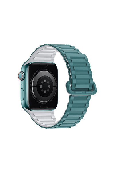 hoco. Hoco WA06 Λουράκι Σιλικόνης Πράσινο Γκρι (Apple Watch 44/45/46mm/Ultra ...