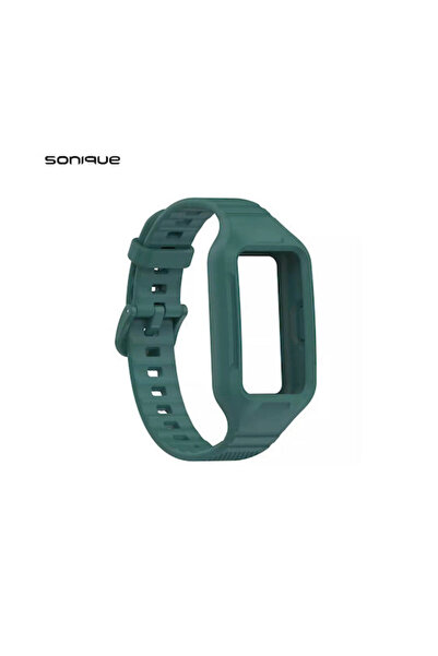 Other Λουράκι Σιλικόνης Sonique Σκούρο Πράσινο (Huawei Band 6 / Huawei Band 7)