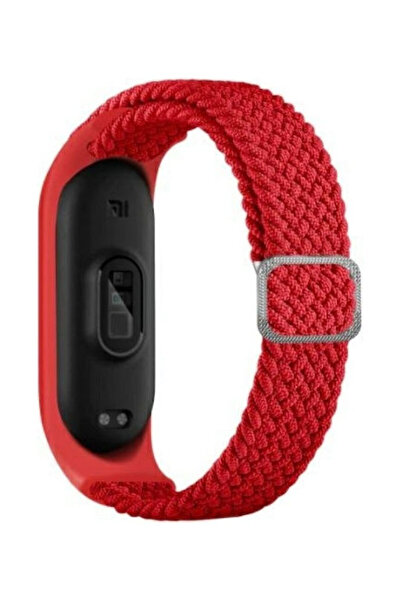 Beline Υφασμάτινο λουράκι κόκκινο (Mi Smart Band 5/Mi Smart Band 6)