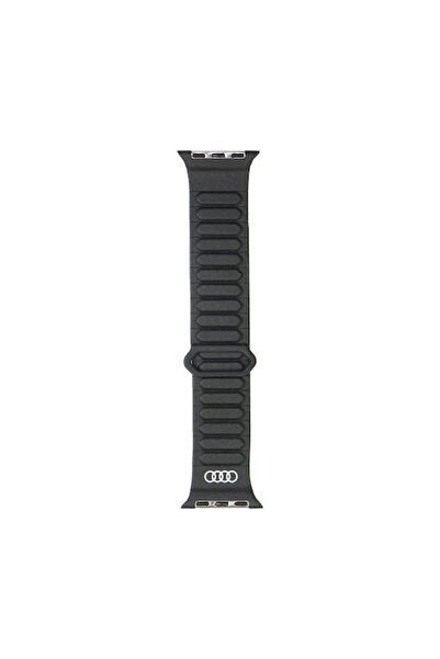 Audi Λουράκι Συνθετικό Δέρμα Μαύρο (Apple Watch 40/41/42 mm)