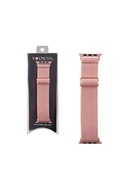 Other Volte-Tel Υφασμάτινο Λουράκι Ροζ (για Apple Watch 38/40/41/42mm)