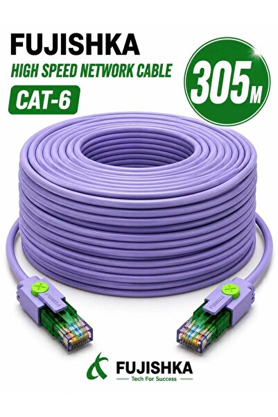 FUJISHKA High Speed CAT6 Ethernet Cable 305M - RJ45 LAN Cable for Router, Mod...