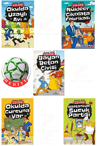 Nesil Çocuk Yayınları Çılgın Hademe-Okulda Uzaylı Avı-Okulda Curcuna Var-Nükl...