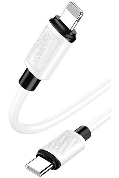 KAKUSİGA Καλώδιο USB-C σε Lightning 30W Λευκό 1μ (KSC-998-LC-WH)
