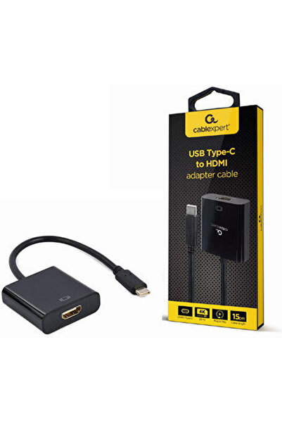 Cablexpert Μετατροπέας USB-C αρσενικό σε HDMI θηλυκό 1 τεμάχιο A-CM-HDMIF-03