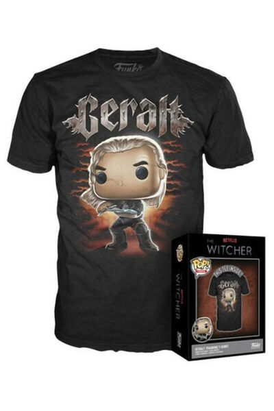 Funko Ποπ! Τηλεόραση Tees: Ο Μάγος - Εκπαίδευση του Γκέραλτ (L)