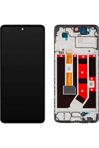 OPPO Οθόνη με μηχανισμό αφής για A58 4G (Μαύρο) Κωδικός: 621029000089