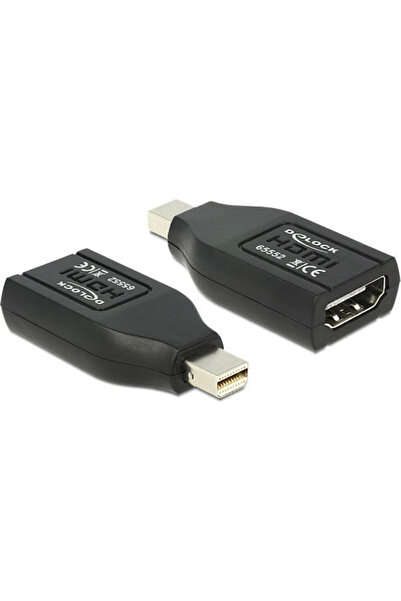 DELOCK Μετατροπέας mini DisplayPort αρσενικό σε HDMI θηλυκό 1 τεμάχιο 65552