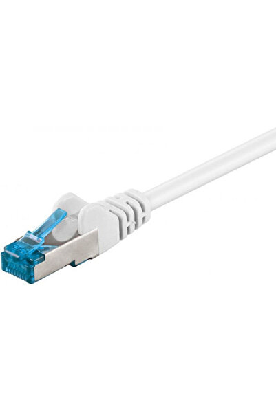 goobay Καλώδιο Ethernet S/FTP Cat.6a (Gigabit) 0,25μ Λευκό Κωδικός: 94158