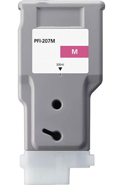 OEM Συμβατό μελάνι για εκτυπωτές inkjet Canon PFI-207M 300ml Ματζέντα 1 τεμάχιο