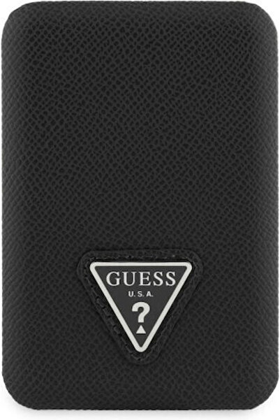 Guess MagSafe Power Bank με Ανάγλυφο Τριγωνικό Λογότυπο 5000mAh 15W με Θύρα U...