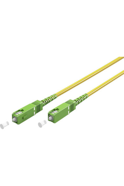 goobay Καλώδιο Οπτικών Ινών SC-APC 10μ Κίτρινο Κωδικός: 59642