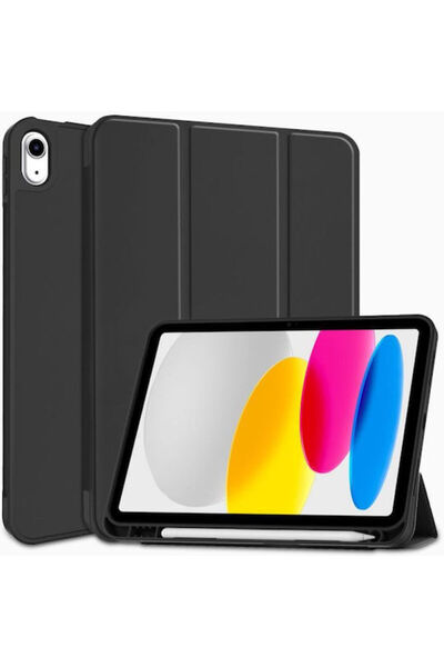 inos Έξυπνη Αναδιπλούμενη Θήκη Μαύρη για iPad 2022 10.9''