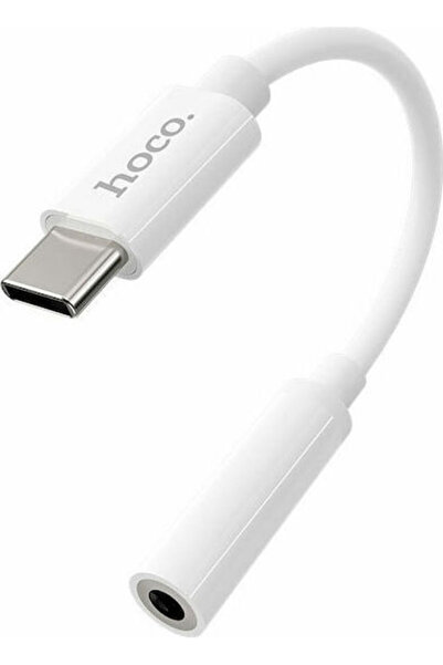 Generic Brand Hoco LS30 Μετατροπέας USB-C αρσενικό σε 3.5mm θηλυκό Λευκό 1 τε...