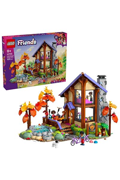 LEGO Friends Şirin Sonbahar Orman Kulübesi - Yapım Oyuncağı - 4 Mini Bebek, 1...