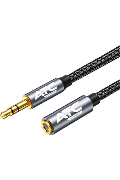 ATC Καλώδιο Jack 3.5mm, αρσενικό 3.5mm - θηλυκό 3.5mm, Μαύρο, 3μ, με επιχρυσω...