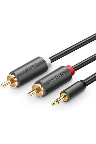 Ugreen Καλώδιο Ήχου Μαύρο 3.5mm Αρσενικό σε 3.5mm Αρσενικό 1μ 10772
