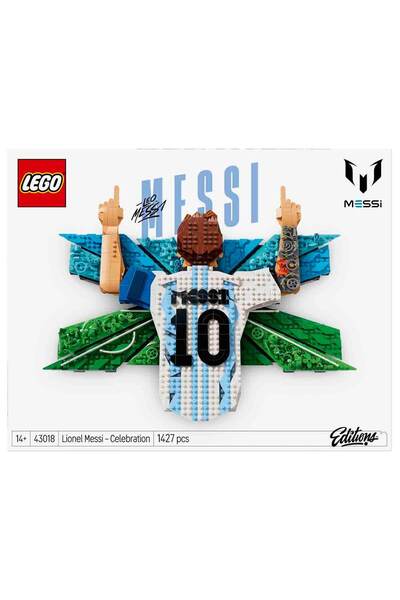 LEGO Editions Lionel Messi – Kutlama Yapım Seti 43018 - 14 yaş ve üzeri futbolseverler için koleksiy
