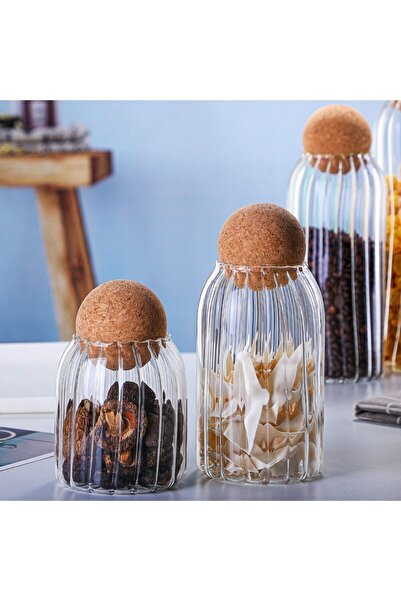 FIRE KING PANDA Set of 4 Glass Jars with Cork Lids and Spice Rack Set with St...