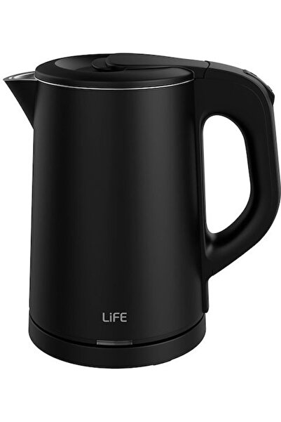 Life Βασικός Βραστήρας 800ml 1360W Μαύρο Κωδικός: 221-0322