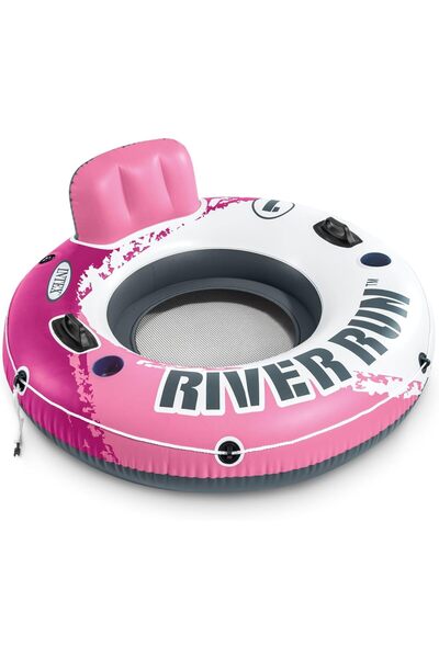 Intex River Run 1 Inflatable Float: Floating Chair for Pools/Lakes with Backr...