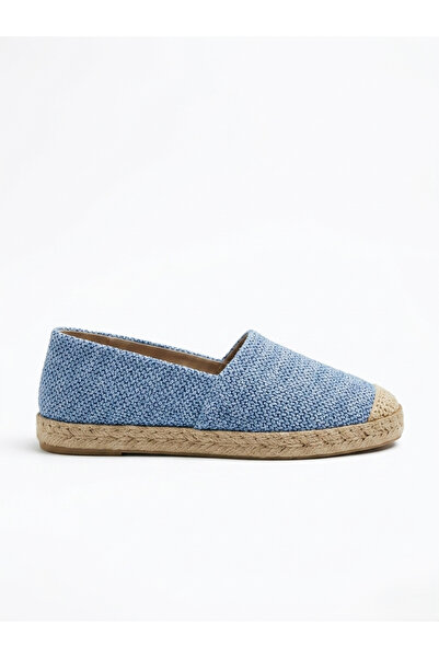 LOVE SHINE Serra Hasır Büyük Numara Kadın Espadril 41-45