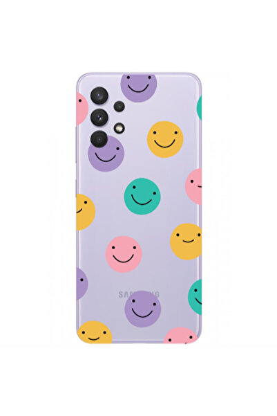 Other Samsung A32 4G Colorful smiles Transparent Silicone TPU Θήκη
