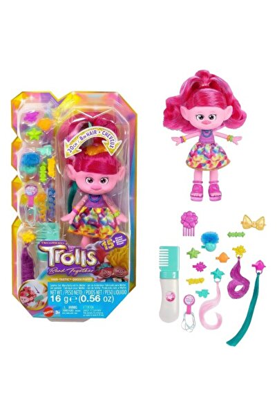 Trolls Queen Poppy Hair-Tastic Κούκλα HNF25